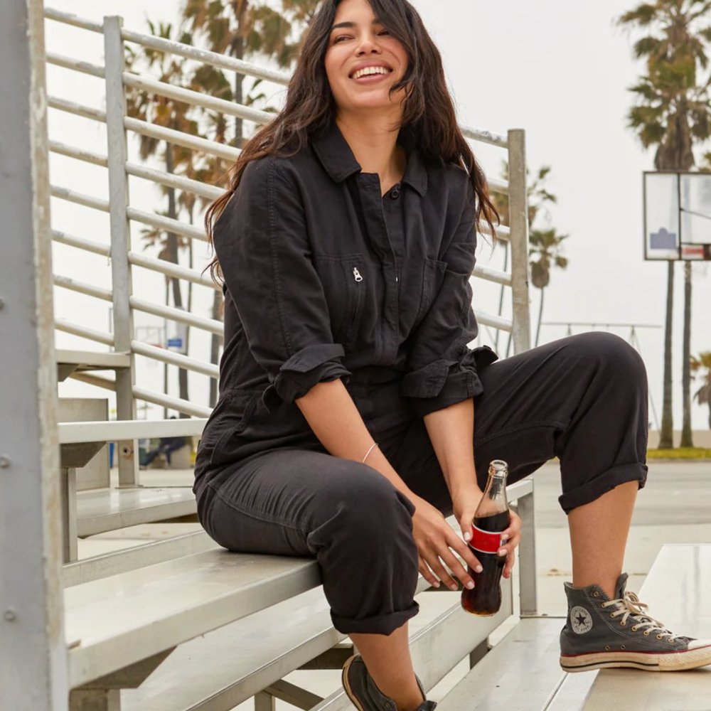Outerknown Station Jumpsuit - Pitch Black
